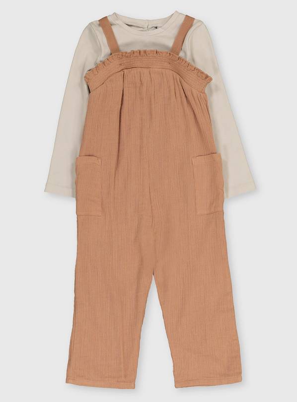 Cheesecloth Jumpsuit & Top Set - 1.5-2 years